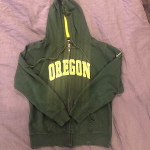 U of Oregon Zip-up Hoodie Sweatshirt